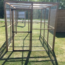 6FT x 9FT Run  Rabbit Chicken Pen Bird Aviary 19G 184cm x 93cm