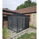 Bunnio 9ft x 6ft 1/2" x 1/2" wire mesh with Felt Roof Bunnio 9ft x 6ft 1/2" x 1/2" wire mesh with Felt Roof