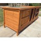 6ft x 9ft Bunnio with 1 Tier 6ft Rabbit Hutch Included 16G 1/2" x 1/2" wire mesh