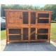 6ft x 9ft Bunnio with 2 Tier 6ft Rabbit Hutch Included 16G 1/2" x 1/2" wire mesh