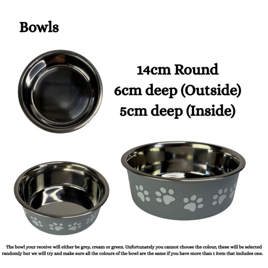 Hand Painted and Natural Indoor Cat Double Shelf with feeding bowl