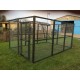 Chicken run 8ft x 12ft Chicken Fox Proof Pen Painted Black