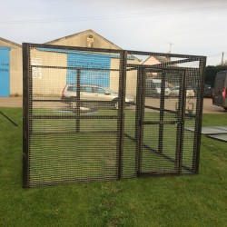Chicken run 8ft x 12ft Chicken Fox Proof Pen Painted Black