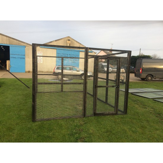 Chicken run 8ft x 12ft Chicken Fox Proof Pen Painted Black