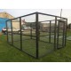 Chicken run 8ft x 12ft Chicken Fox Proof Pen Painted Black