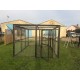 Chicken run 8ft x 12ft Chicken Fox Proof Cat Pen Painted Black