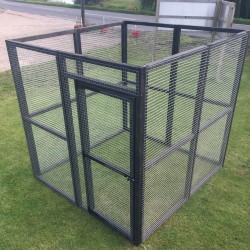 Painted Fox / Dog Safe 6ft x 6ft 16G Rabbit Chicken Run No Roof Painted Fox / Dog Safe 6ft x 6ft 16G Rabbit Chicken Run No Roof