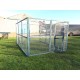 Chicken run 8ft x 12ft Chicken Fox Proof Pen Painted Blue