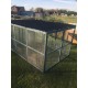 Waterproof Chicken run 8ft x 12ft Chicken Fox Proof Cat Pen Painted Blue