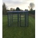 Dog Run 10ft x 8ft 16G Animal Run Waterproof Roof