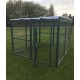 Dog Run 10ft x 8ft 16G Animal Run Waterproof Roof