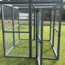 6FT x 6FT Run 16G Rabbit Chicken Cat Fox Proof Pen 6FT x 6FT Run 16G Rabbit Chicken Cat Fox Proof Pen