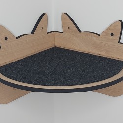Wall Mounted corner shelf for cats Wall Mounted corner shelf for cats