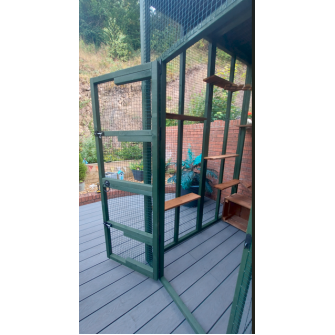 Paws Cabin Catio 6ft x 8ft x 8ft Tall 💧☀️🐾🌿 
