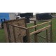 Wooden Dog Run With Sleeping Box 9ft x 4ft