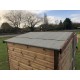 Wooden Dog Run With Sleeping Box 9ft x 4ft