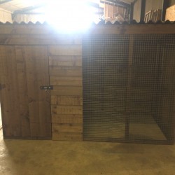 Dog Run With Sleeping Box 8ft x 4ft Dog Run With Sleeping Box 8ft x 4ft