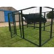 Green PVC Heavy Duty Run 8ft x 12ft Dog Fox Proof Run