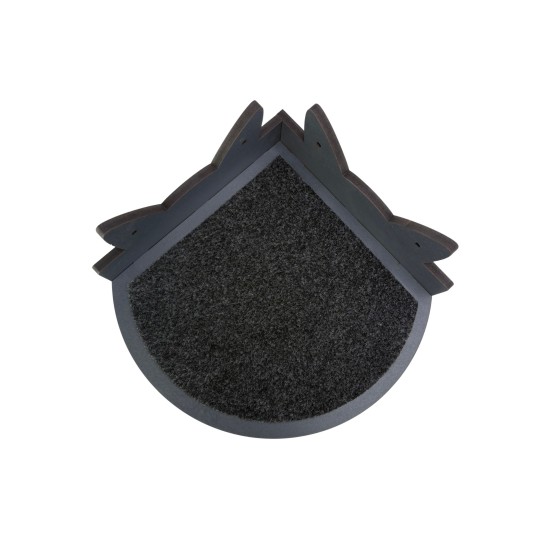 Hand Painted and Natural Indoor Cat Corner Shelf Hand Painted and Natural Indoor Cat Corner Shelf