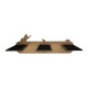 Hand Painted and Natural Indoor Cat Long Stepping Stone Shelf