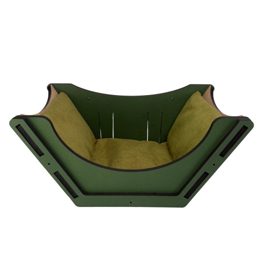 Hand Painted and Natural Indoor Cat Sleeping Box