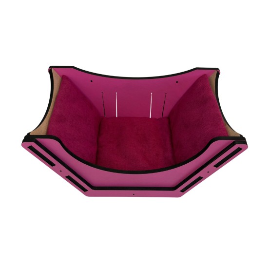 Hand Painted and Natural Indoor Cat Sleeping Box