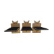 Hand Painted and Natural Indoor Cat Small shelf Pack of 3 Hand Painted and Natural Indoor Cat Small shelf Pack of 3