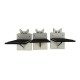 Hand Painted and Natural Indoor Cat Small shelf Pack of 3 Hand Painted and Natural Indoor Cat Small shelf Pack of 3