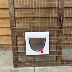 Mesh Locking Cat Flap Panel 6x3 Mesh Locking Cat Flap Panel 6x3