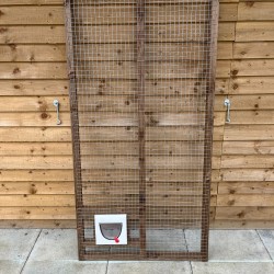 Mesh Locking Cat Flap Panel 6x3 Mesh Locking Cat Flap Panel 6x3