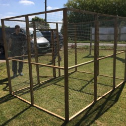 6ft x 9ft  Aviary Chicken Rabbit Run 19G 184cm x 93cm