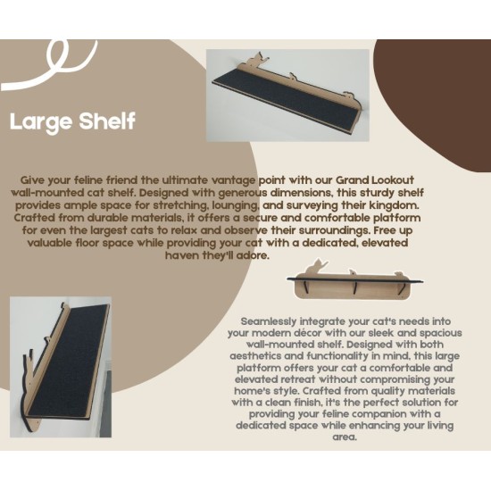 Wall Mounted Large Shelf Wall Mounted Large Shelf