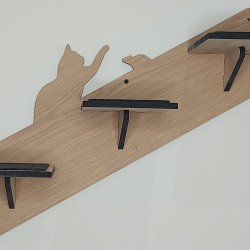 Wall Mounted Left Stairs for cats Wall Mounted Left Stairs for cats