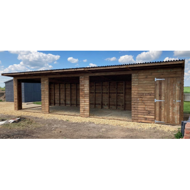 Open Barn/Shelter 48ft x 12ft. Price on enquiry