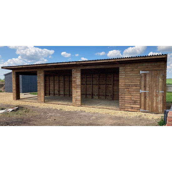 Open Barn/Shelter 48ft x 12ft. Price on enquiry Open Barn/Shelter 48ft x 12ft. Price on enquiry