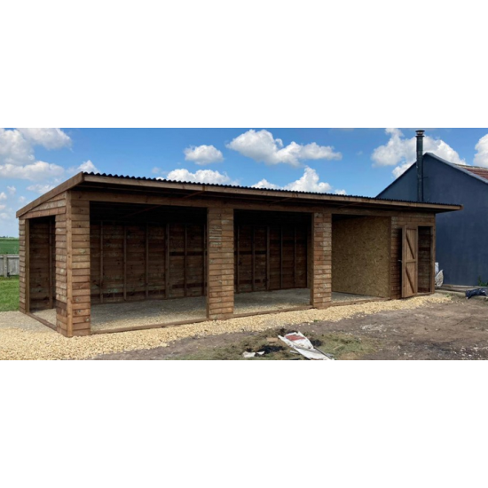 Open Barn/Shelter 48ft x 12ft. Price on enquiry Open Barn/Shelter 48ft x 12ft. Price on enquiry