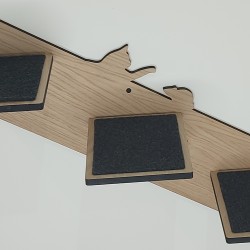 Wall Mounted Right Stairs for cats Wall Mounted Right Stairs for cats