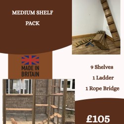 6ft x 3ft Small Animal Run 16G Cats Dog Chickens Rabbits with optional shelves and roof 