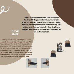 Wall Mounted Small Shelf for cats
