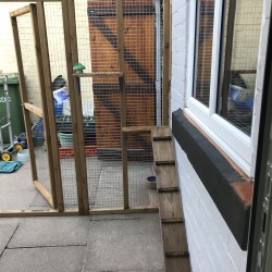 Two Sided Catio "L" Shape Two Sided Catio "L" Shape