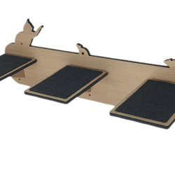 Wall Mounted Long Stepping Stone Shelf for cats