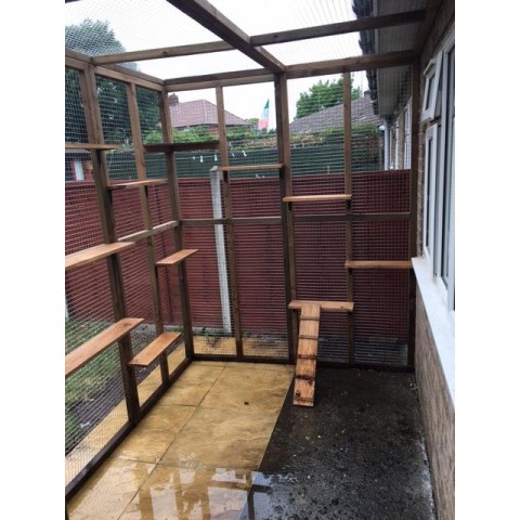 Climber’s Courtyard – 8ft x 6ft x 7.5ft Catio Enclosure 🧗‍♂️🐱