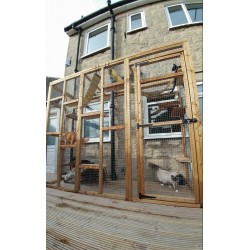The Slimline Sanctuary β 8ft x 3ft x 7.5ft Lean-To Catio πΏπ± The Slimline Sanctuary β 8ft x 3ft x 7.5ft Lean-To Catio πΏπ±