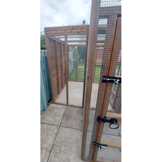 6ft x 6ft Freestanding Catio with security door 16G 1" x 1" wire mesh 6ft x 6ft Freestanding Catio with security door 16G 1" x 1" wire mesh