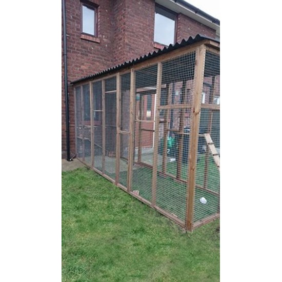 Catio / Cat Lean to 12ft x 4ft x 8ft Tall With Waterproof Roof