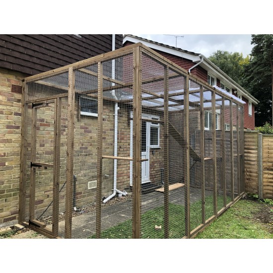 Large Catio Cat Run 12ft x 6ft x 8ft Tall