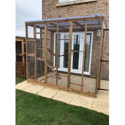 The Meow Mews – 6ft x 9ft x 7.5ft Lean-To Catio 😺🐾🏠