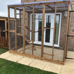 The Meow Mews – 6ft x 9ft x 7.5ft Lean-To Catio 😺🐾🏠