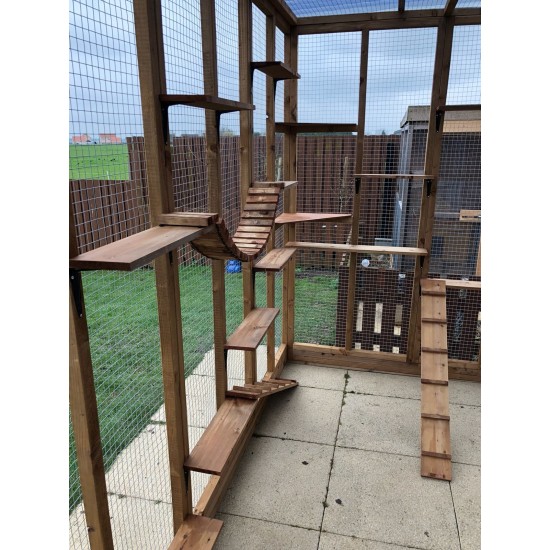 The Meow Mews – 6ft x 9ft x 7.5ft Lean-To Catio 😺🐾🏠