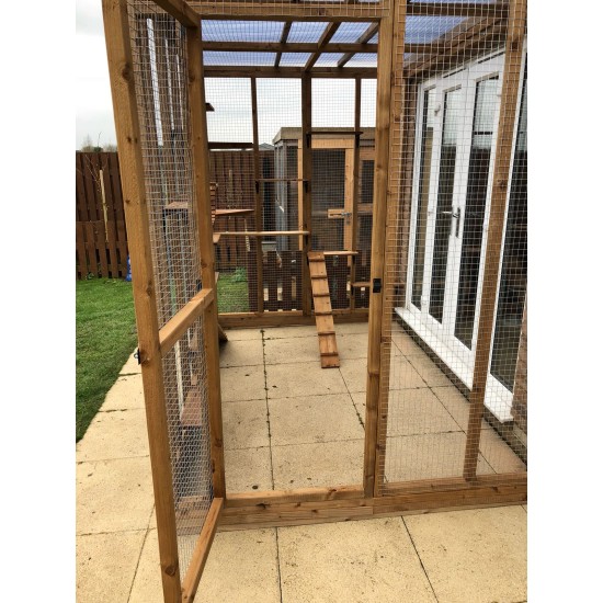 The Meow Mews – 6ft x 9ft x 7.5ft Lean-To Catio 😺🐾🏠